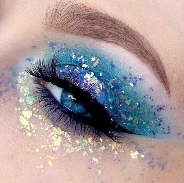 glitter makeup